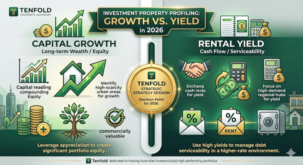 Growth vs Yield: 2026 Property Investment Strategy | Tenfold